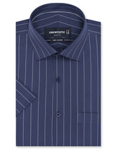 Stripe Navy Smart Fit Shirt FS2819SH-14.5
