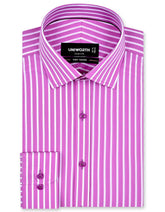 Stripe Mauve Tailored Smart Fit Shirt FS2842SF-14.5