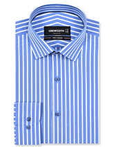 Stripe M Blue Classic Fit Shirt FS2846-1RF-14.5