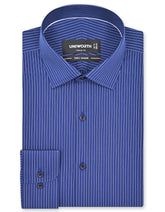 Stripe Royal Blue Classic Fit Shirt FS2850RF-14.5