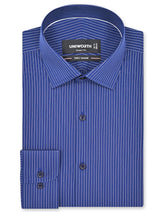 Stripe Royal Blue Tailored Smart Fit Shirt FS2850SF-14.5