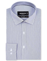 Stripe Navy Classic Fit Shirt FS2853-1RF-14.5