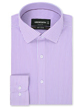 Stripe L Purple Classic Fit Shirt FS2861-1RF-14.5