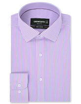 Stripe L Purple Tailored Smart Fit Shirt FS2861-1SF-14.5