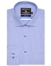 Stripe Blue Tailored Smart Fit Shirt FS2861SF-14.5