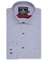 Stripe Navy Tailored Smart Fit Shirt FS2862SF-14.5