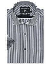 Stripe Black Classic Fit Shirt FS2874RH-14.5