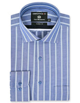 Stripe Navy Classic Fit Shirt FS2906-1RF-14.5