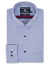 Stripe Navy Classic Fit Shirt FS2908RF-14.5