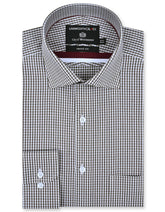 Check Brown Tailored Smart Fit Shirt FS2920SF-14.5