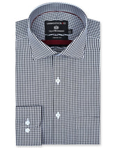 Check D Grey Tailored Smart Fit Shirt FS2922SF-14.5