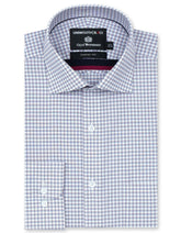 Check Maroon Classic Fit Shirt FS2927RF-14.5