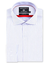 Stripe Red Classic Fit Shirt FS2945-1RF-14.5
