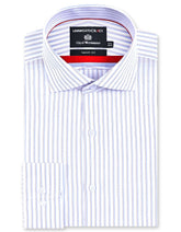 Stripe Red Tailored Smart Fit Shirt FS2945-1SF-14.5