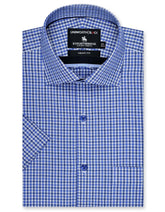 Check Navy Smart Fit Shirt FS2950SH-14.5