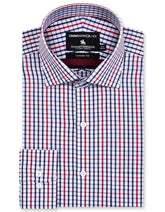 Check Maroon Classic Fit Shirt FS2973RF-14.5