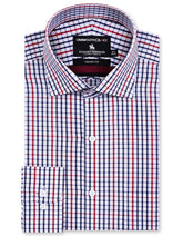 Check Maroon Tailored Smart Fit Shirt FS2973SF-14.5