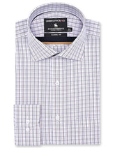 Check Brown Classic Fit Shirt FS2994RF-14.5