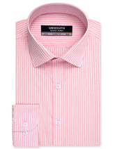 Stripe L Pink Classic Fit Shirt FS2997-1RF-14.5