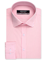 Stripe L Pink Tailored Smart Fit Shirt FS2997-1SF-14.5