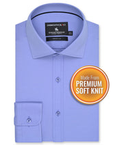 Plain L Purple Tailored Smart Fit Shirt FSK17SF-14.5