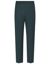 D Teal Plain Formal Trouser Tailored Smart Fit FT2614-1C-30