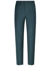 Teal Plain Formal Trouser Tailored Smart Fit FT2614S-30