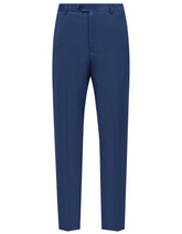 Blue Texture Formal Trouser Classic Fit FT2658C-30