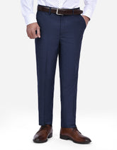 Navy Check Formal Trouser Smart Fit FT2699S-30