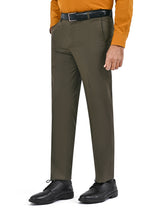 Olive Plain Formal Trouser Smart Fit FT2776-1S-30