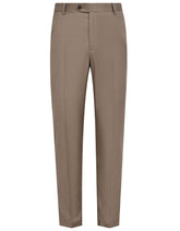 L Brown Texture Formal Trouser Tailored Smart Fit FT461S-30