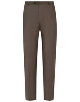 Brown Texture Formal Trouser Classic Fit FT464C-30