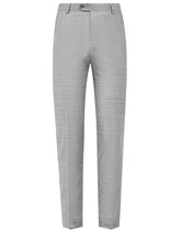 L Brown Texture Formal Trouser Classic Fit FT477-1C-30