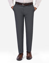 D Charcoal Plain Formal Trouser Smart Fit FT513-1S-30
