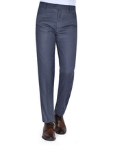 Air Force Blue Texture Formal Trouser Tailored Smart Fit FT517S-30