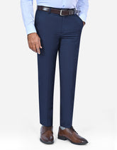 D Blue Plain Formal Trouser Classic Fit FT576C-30