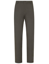 Olive Smart Fit Cotton Trouser FTC2508S-28