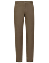 Brown Classic Fit Cotton Trouser FTC2510C-28