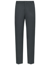 Charcoal Classic Fit Cotton Trouser FTC2511C-28