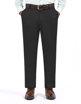 Black Smart Fit Cotton Trouser FTC2565-1S-28