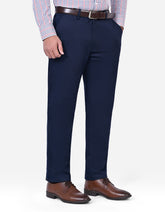 Navy Smart Fit Cotton Trouser FTC2570S-30