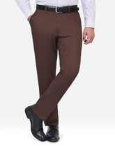 Chocolate Smart Fit Cotton Trouser FTC2575S-30