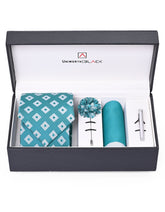 L Green Texture Men Accessories Box