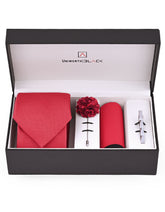Red Texture Men Accessories Box