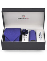Navy Texture Men Accessories Box