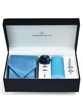Turquoise Texture Men Accessories Box