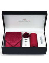 Maroon Paisley Men Accessories Box