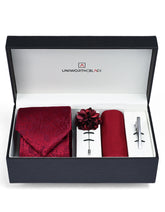 Red Paisley Men Accessories Box