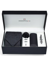 Black Paisley Men Accessories Box