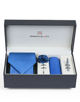 Royal Blue Geometric Men Accessories Box